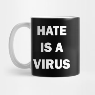 Hate is a virus Mug